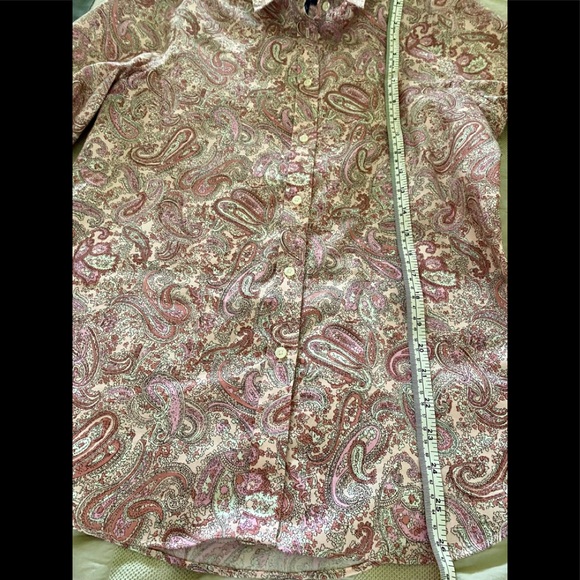 100%cotton Chaps blouse M - Picture 5 of 6